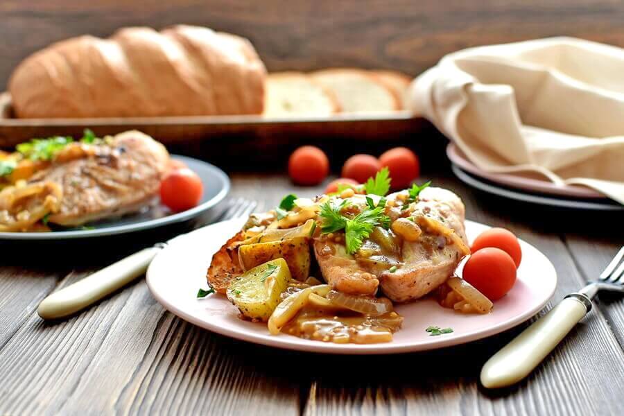 Quick Roast Chicken & Root Vegetables