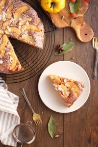 Quince and Marzipan Cake
