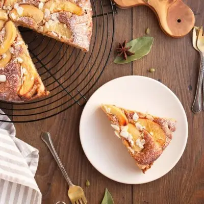 Quince and Marzipan Cake Recipe-Quince Cake-How to Make Quince and Marzipan Cake