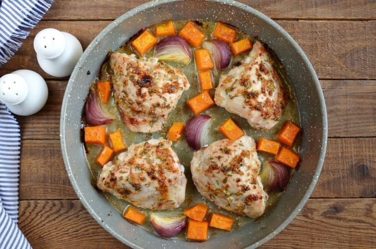 Step 6 - Low Carb Roast Chicken & Sweet Potatoes