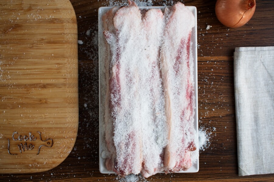 How To Dice Salt Pork - A Family Feast®