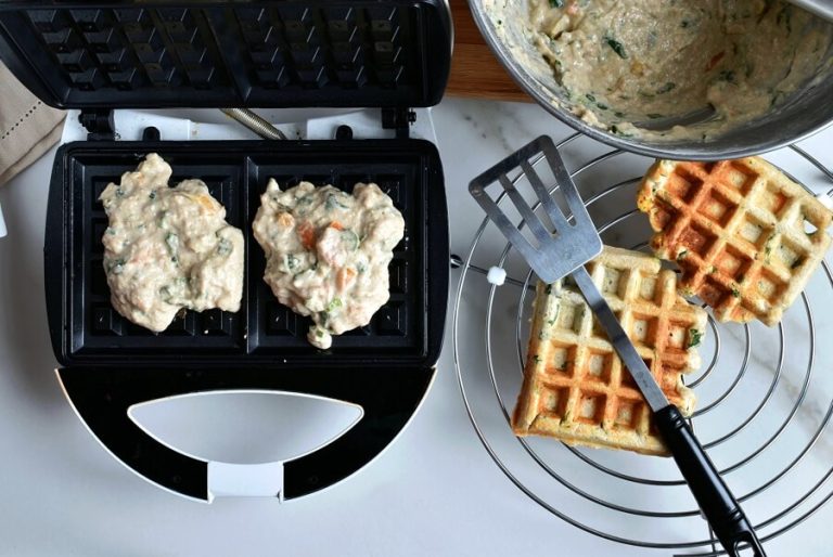 Step 6 - Savory Veggie Waffles