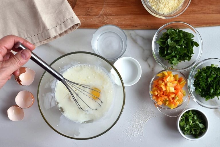 Step 2 - Savory Veggie Waffles