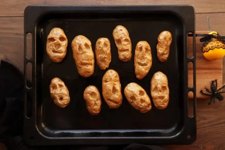 Step 4 - Shrunken Potato Heads with Slime Dip