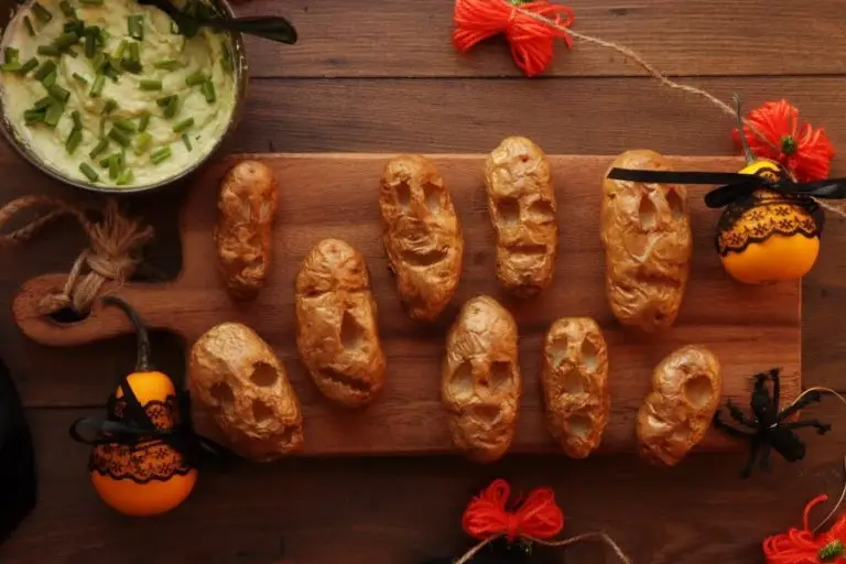 Step 7 - Shrunken Potato Heads with Slime Dip