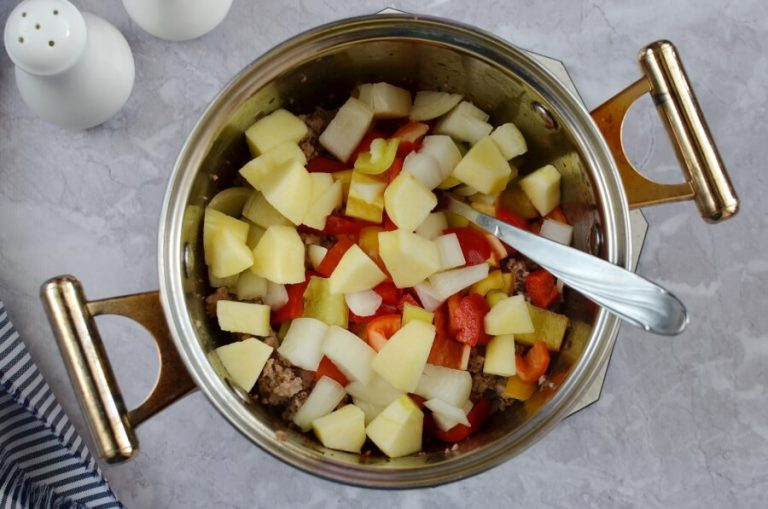 Step 2 - Sweet and Sour Beef Cabbage Stew