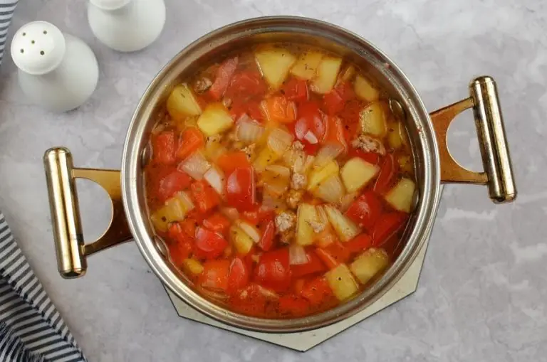Step 3 - Sweet and Sour Beef Cabbage Stew