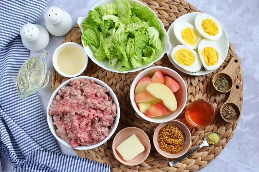 Ingredients for Thanksgiving Brunch Salad