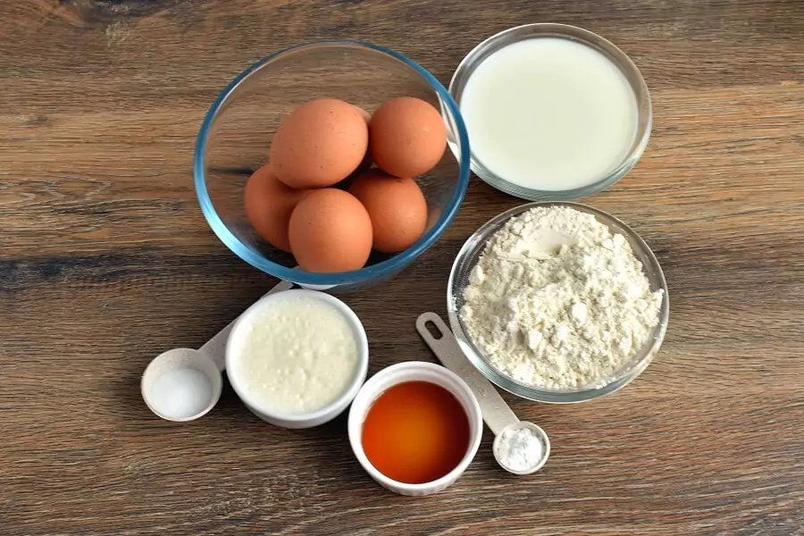 Ingredients for The Very Best Popover