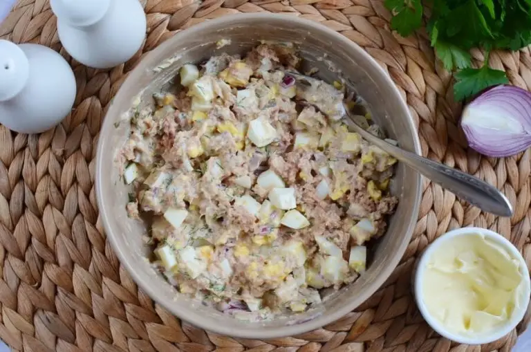 Step 2 - Tuna Salad with Eggs, Dill, and Red Onion