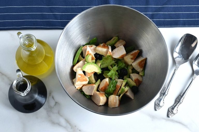 Step 5 - Low Carb Turkey Burger Salad with Avocado