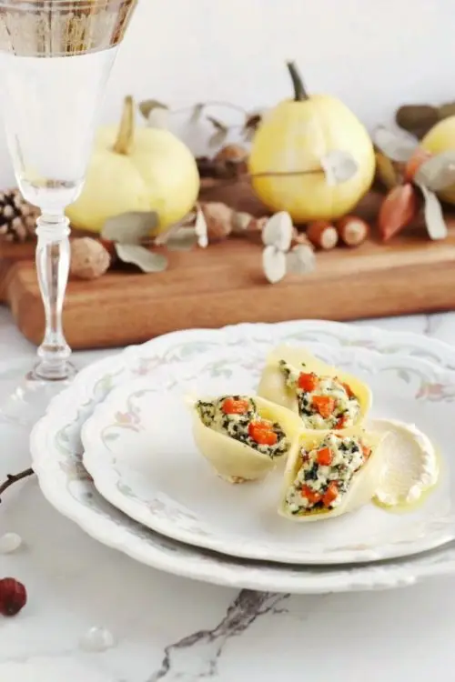 Vegan Butternut Squash Stuffed Shells