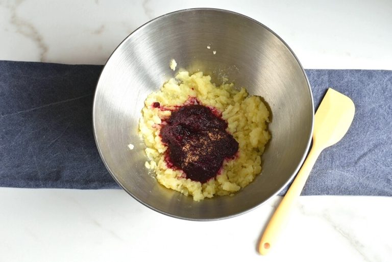 Step 5 - Vegan Gluten Free Beetroot Gnocchi