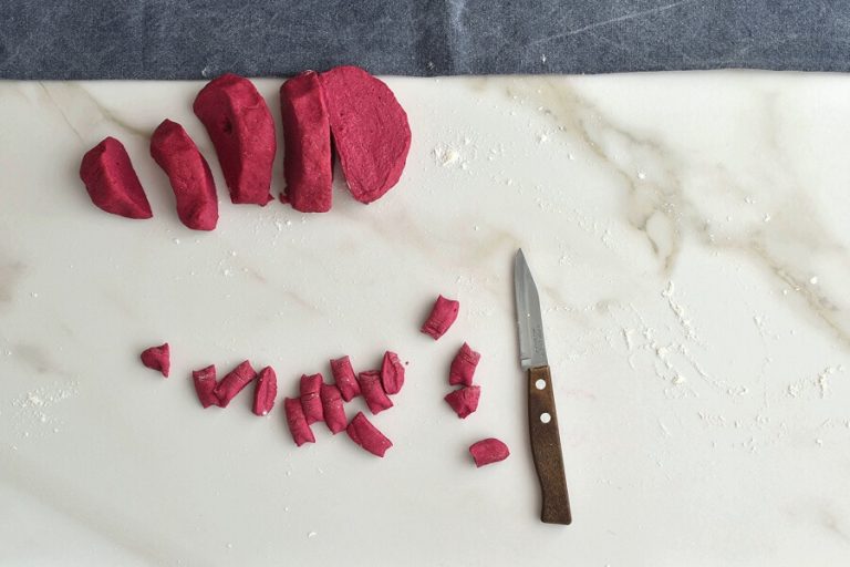 Step 7 - Vegan Gluten Free Beetroot Gnocchi