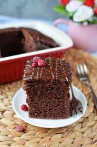 2-Minute Vegan Soda Cake