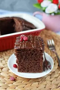 2-Minute Vegan Soda Cake