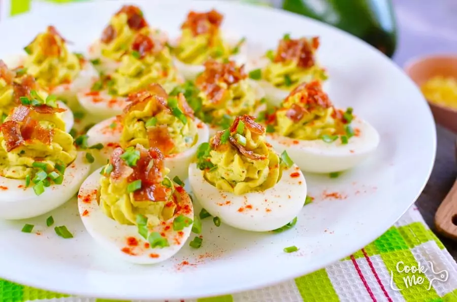 Avocado Deviled Eggs