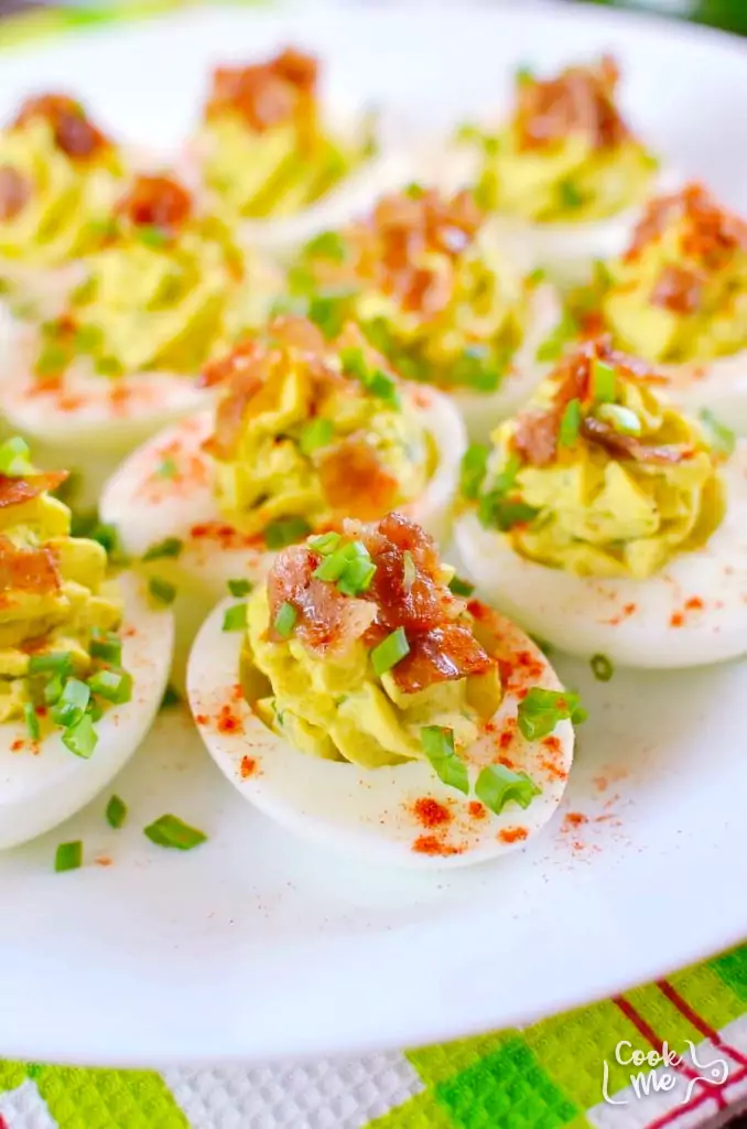 Avocado Deviled Eggs
