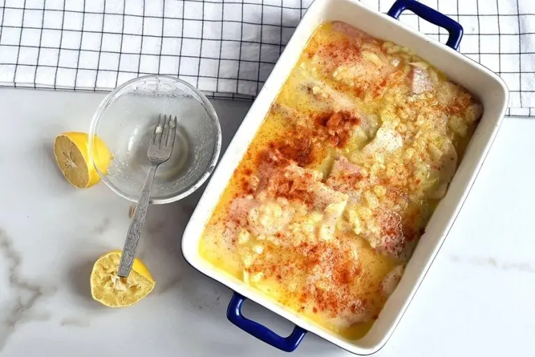 Step 4 - Baked Flounder with Lemon and Butter
