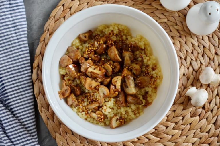 Step 6 - Balsamic Couscous and Mushroom Salad