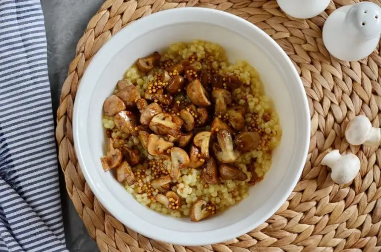 Step 6 - Balsamic Couscous and Mushroom Salad