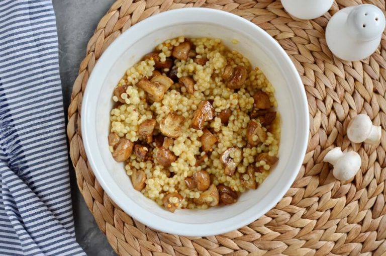 Step 6 - Balsamic Couscous and Mushroom Salad