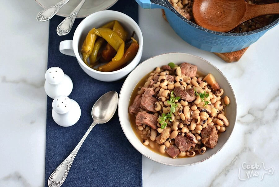 How to serve Black Eyed Peas with Bacon and Pork