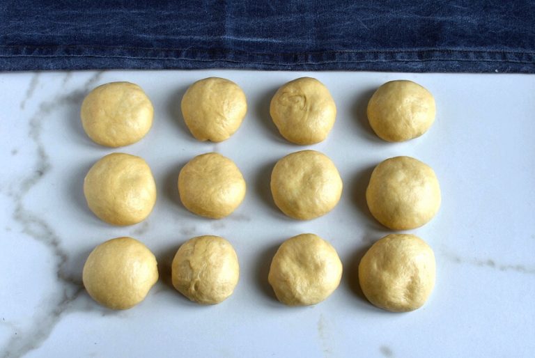 Step 6 - Buttery Brioche Hamburger Buns