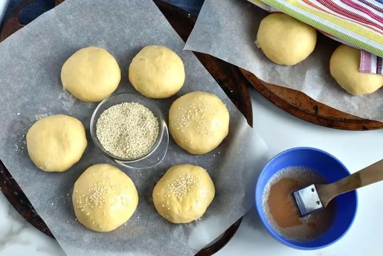 Step 7 - Buttery Brioche Hamburger Buns