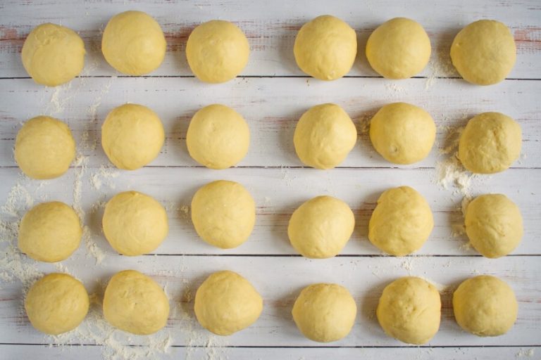 Step 7 - Buttery Fluffy Cornmeal Dinner Rolls