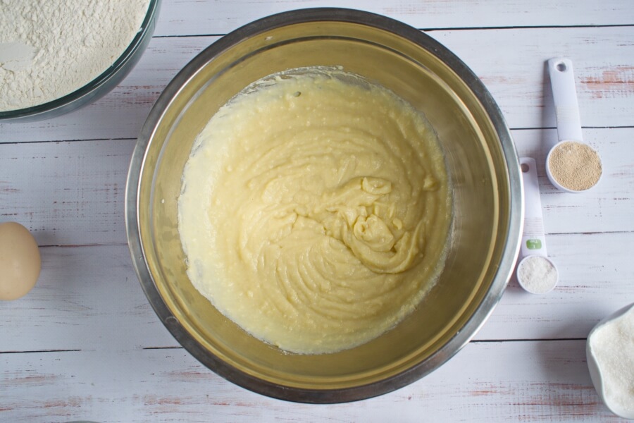 Buttery Fluffy Cornmeal Dinner Rolls recipe - step 2