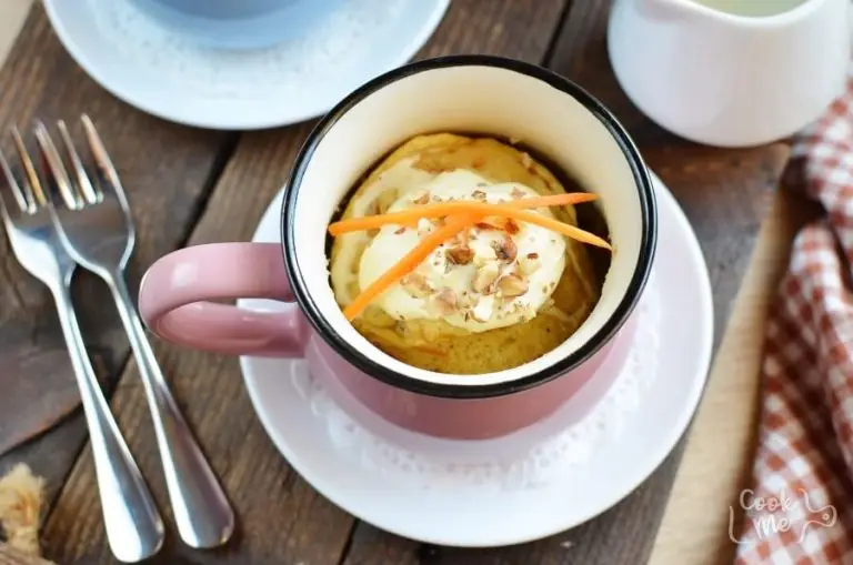 Step 7 - Carrot Mug Cake with Cream Cheese Frosting