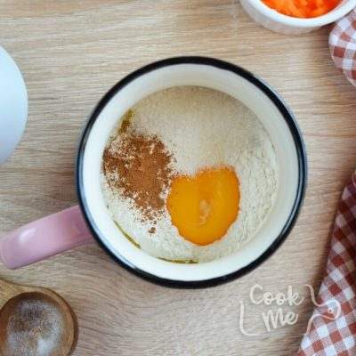 Carrot Mug Cake with Cream Cheese Frosting recipe - step 2