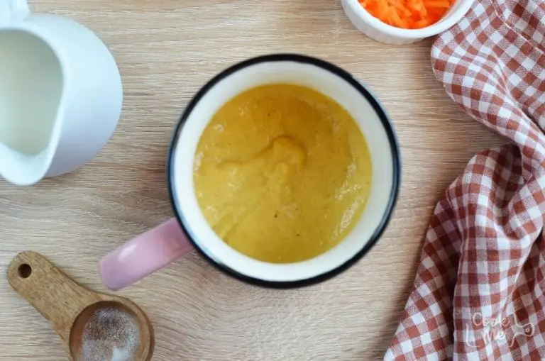 Step 2 - Carrot Mug Cake with Cream Cheese Frosting