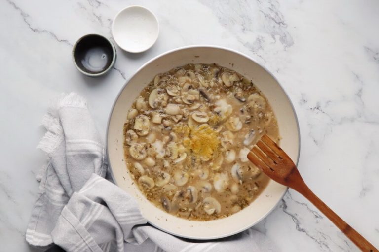 Step 5 - Vegan Cauliflower Steaks with Mushroom Gravy