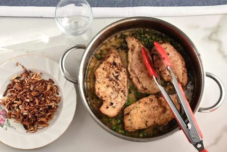 Step 6 - Chicken Almondine
