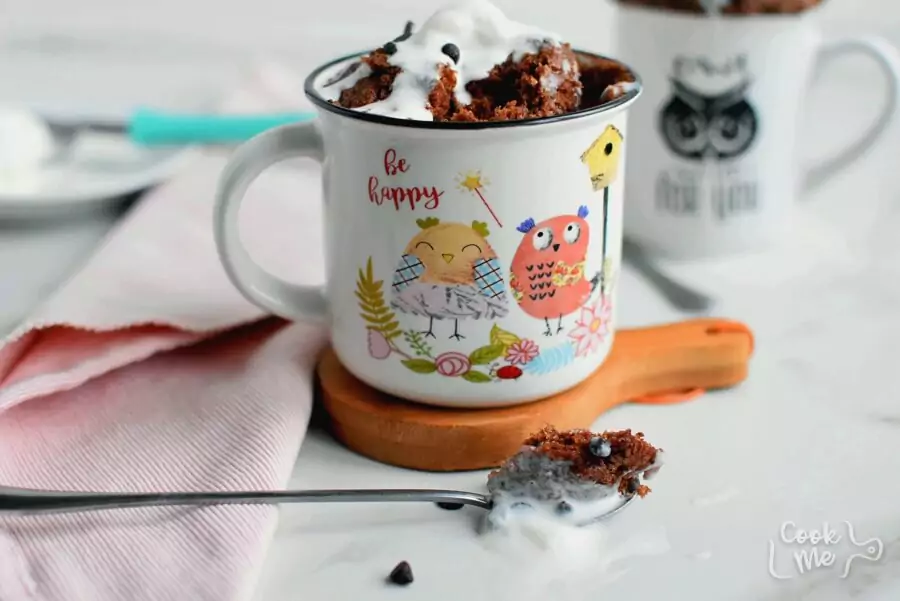 Chocolate Cake in a Mug Recipe-How To Make Chocolate Cake in a Mug-Easy Chocolate Cake in a Mug