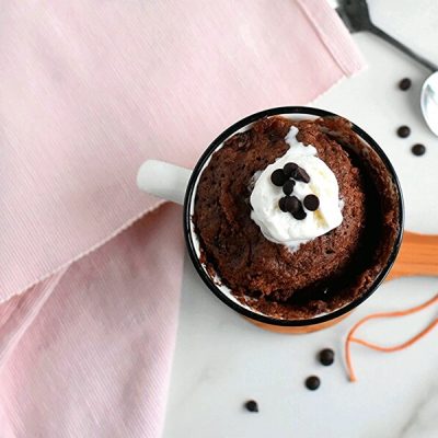 Chocolate Cake in a Mug Recipe - Cook.me Recipes