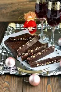 Chocolate Turron for Christmas