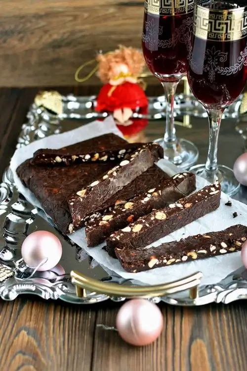 Chocolate Turron for Christmas