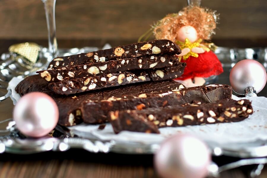 Chocolate Turron for Christmas Recipe-How To Make Chocolate Turron for Christmas-Delicious Chocolate Turron for Christmas