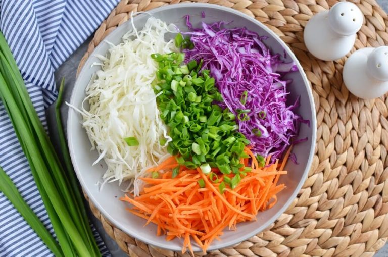 Step 1 - Coleslaw Recipe with Homemade Dressing