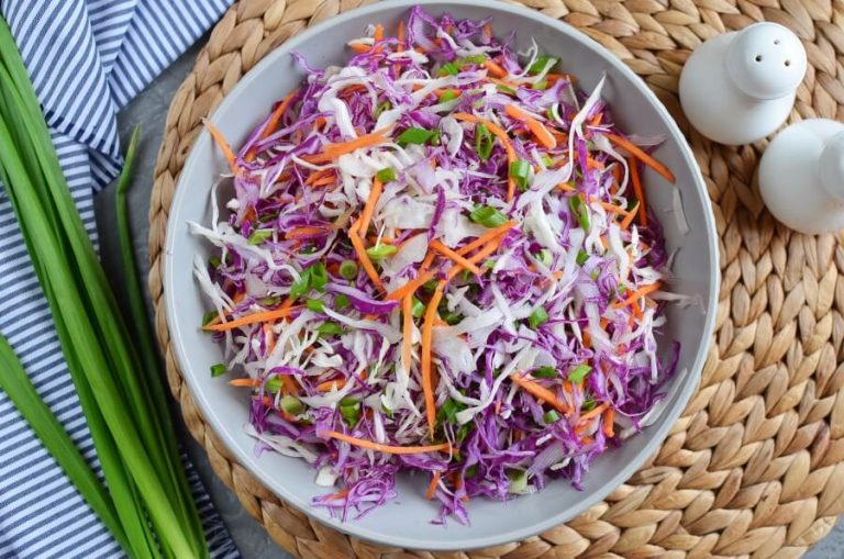 Step 1 - Coleslaw Recipe with Homemade Dressing