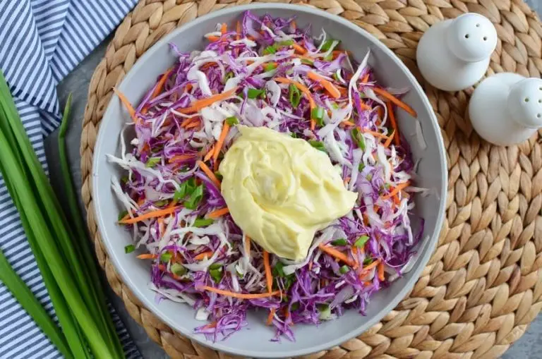 Step 3 - Coleslaw Recipe with Homemade Dressing