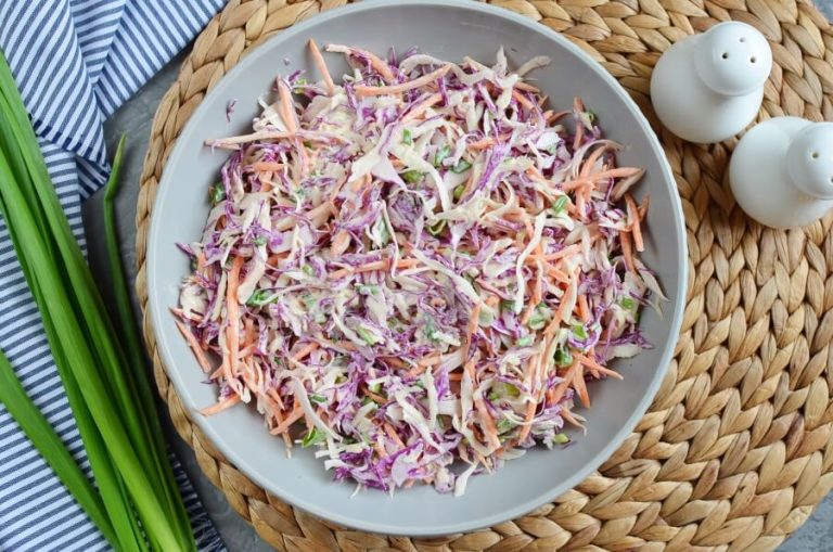 Step 3 - Coleslaw Recipe with Homemade Dressing