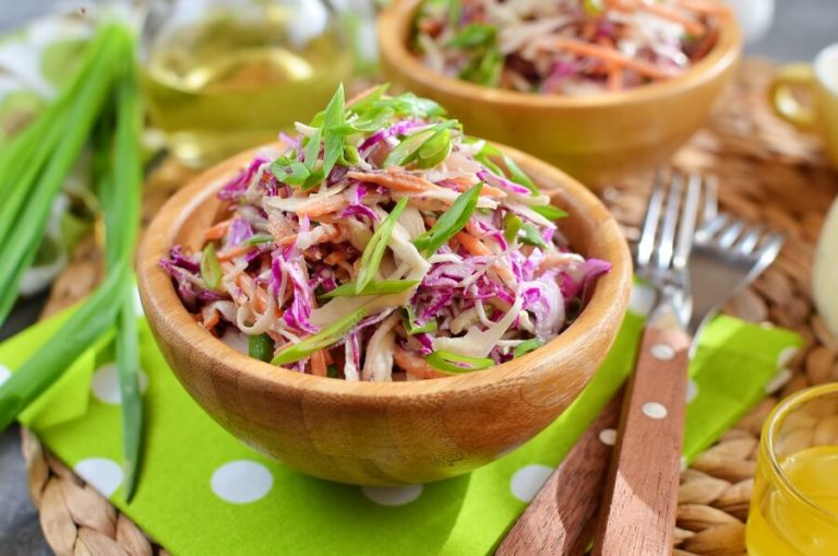Step 4 - Coleslaw Recipe with Homemade Dressing