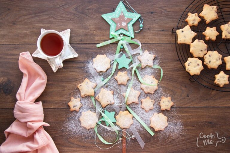 Step 10 - Cranberry Shortbread Stars