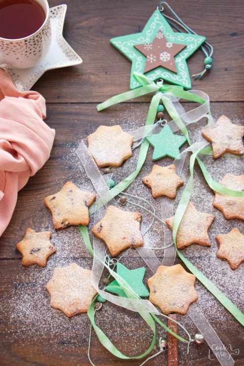 Cranberry Shortbread Stars