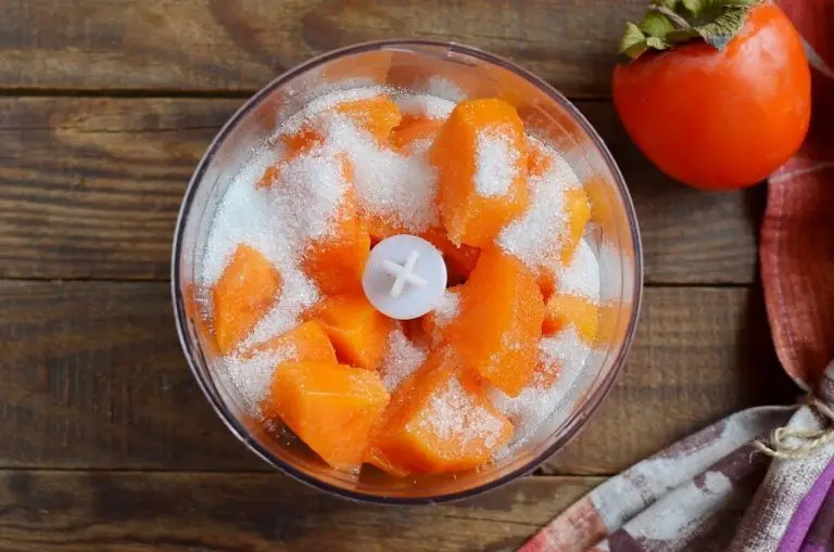 Step 1 - Vegan Creamy Persimmon Sorbet