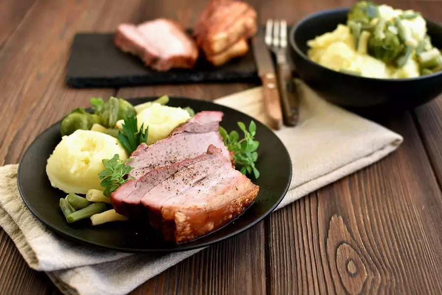 Low Carb Crispy Slow-Roasted Pork Belly